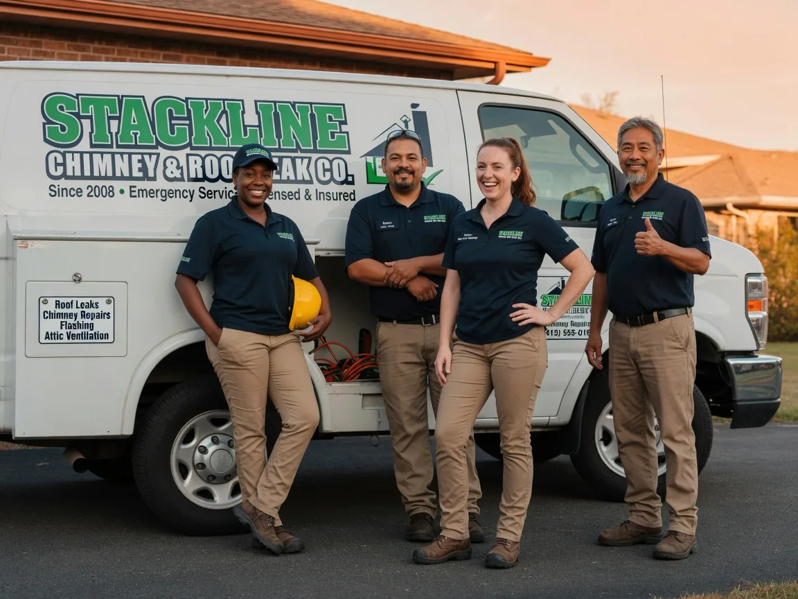 Chimney flashing repair company in Jamestown, TN